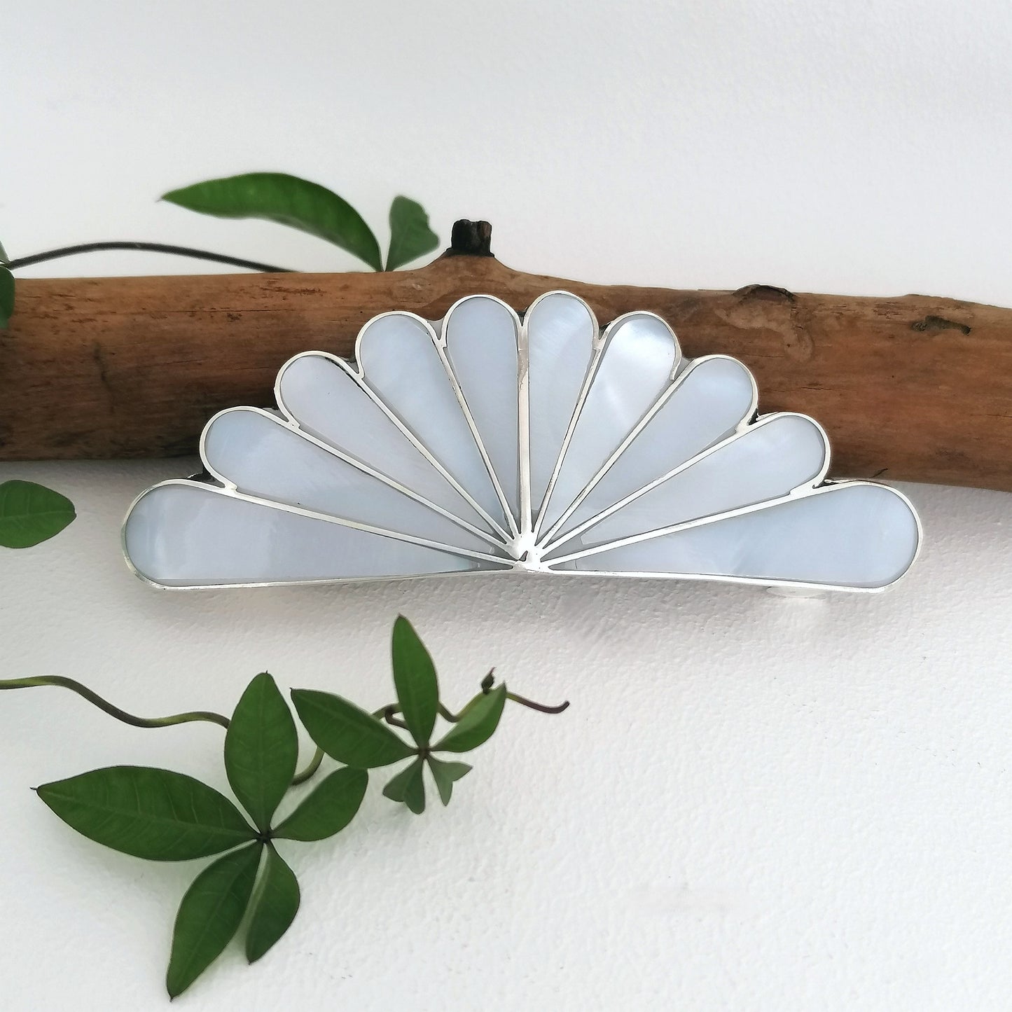 Mother of Pearl Art Nouveau Barrette